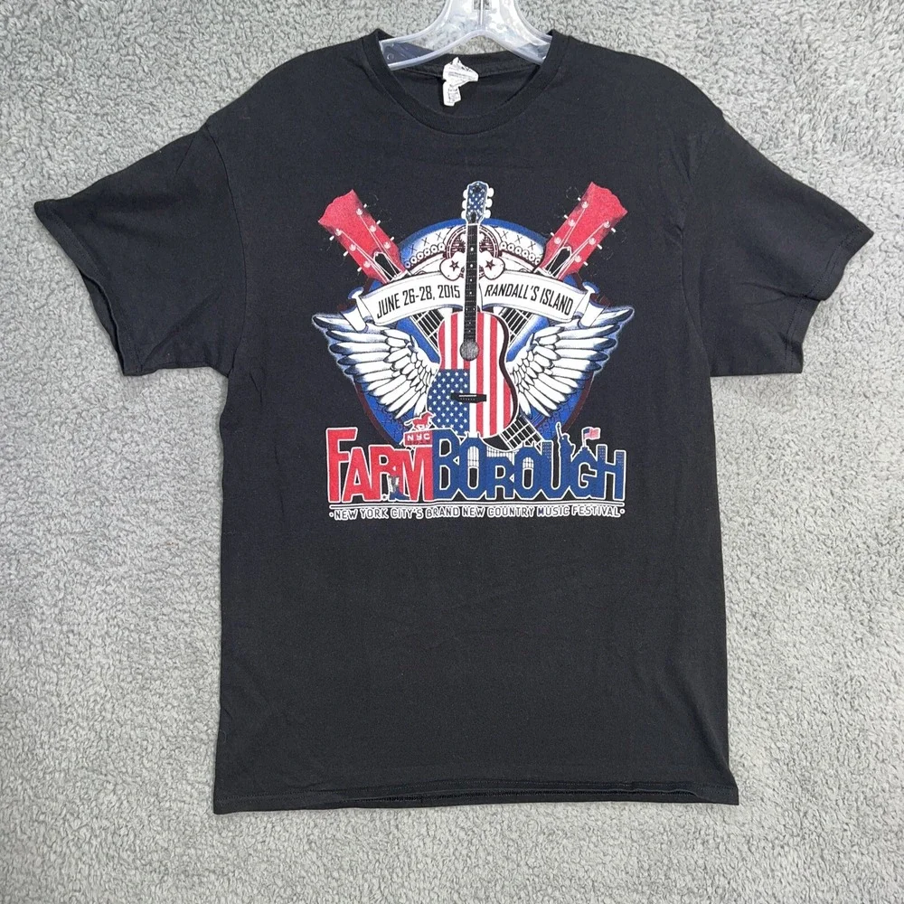 Brad Paisley Luke Bryan 2015 Tour T Shirt Men's‎ Size M NYC Country Music Tee